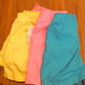 Girls- Shorts color set....3 for 10